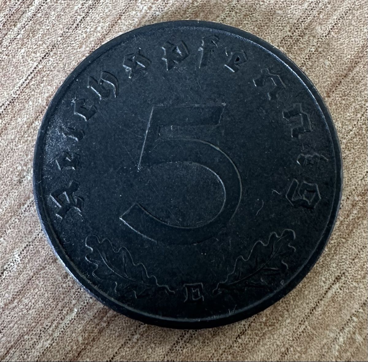Alle Münzen: 1942 1 und 5 REICHSPFENNIG – Gebraucht aus Watt von maxdiroma 1