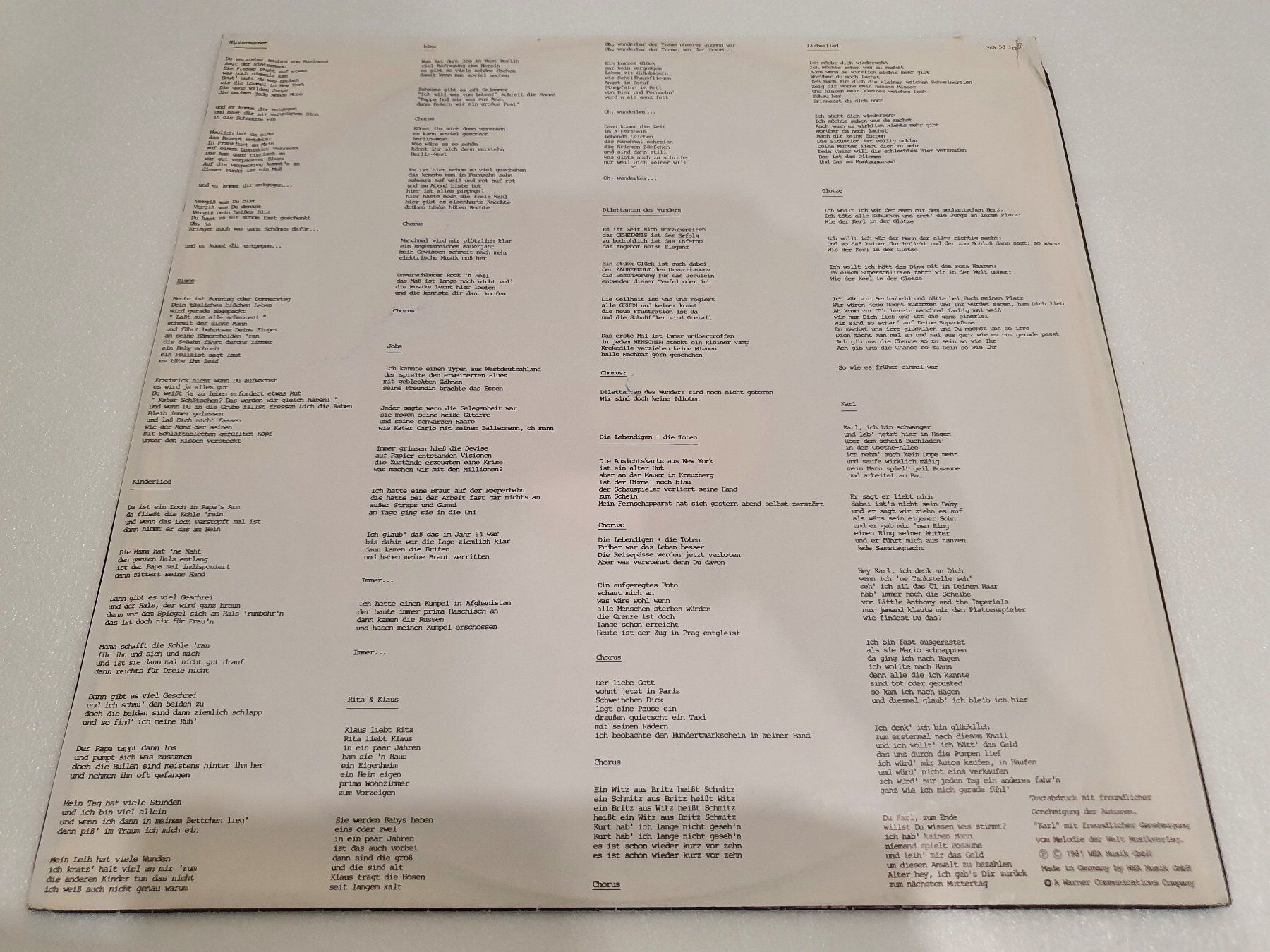 Dischi in vinile: Interzone – Interzone – Usato da Uster venduto da Vinyl-Leidenschaft 3