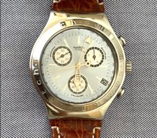 SWATCH IRONY CHRONO UHR Blaues Zifferblatt