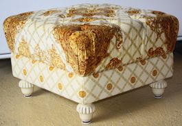 Hocker GOBET Meubles wie NEU, Design ähnlich Barocco Italien