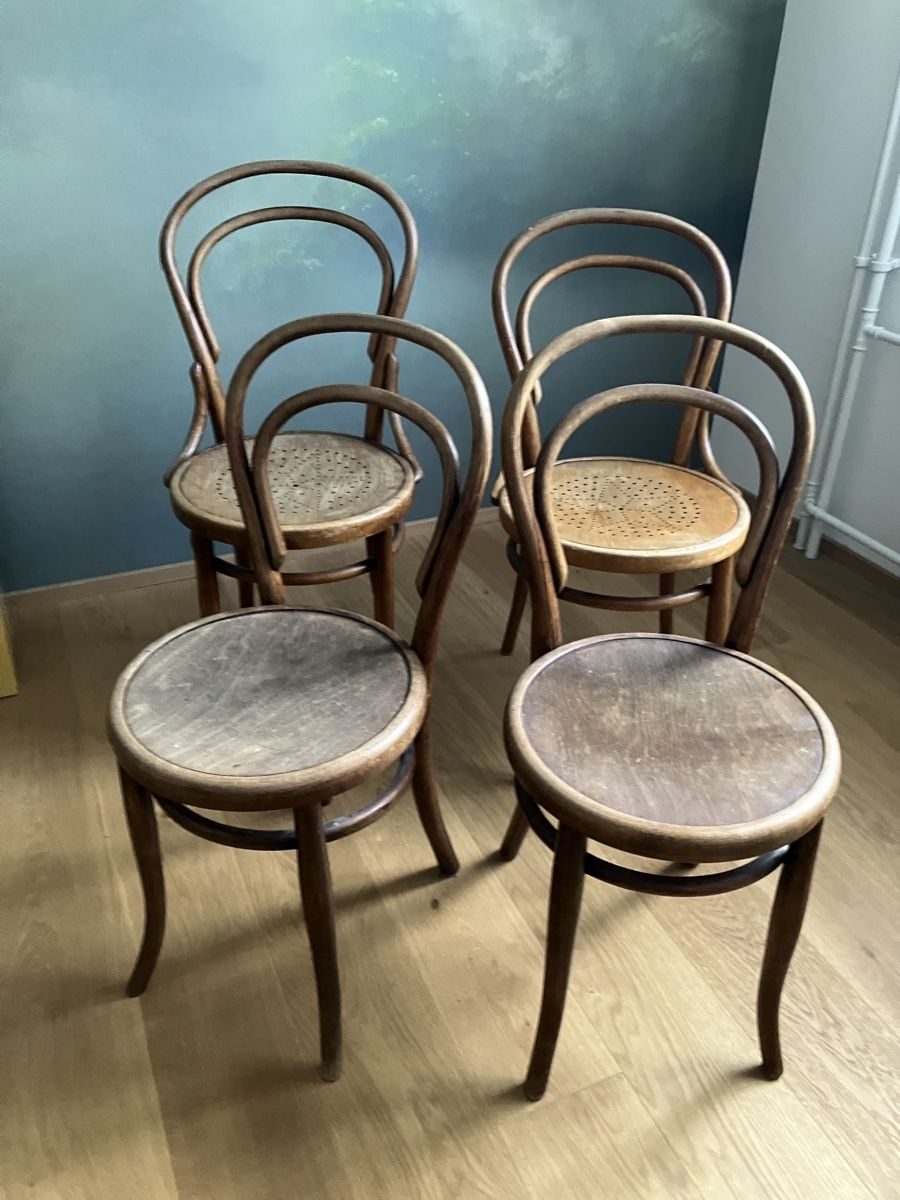 Thonet Sedie: 4 Stühle Thonet  – Usato da Zürich venduto da prosarosa68