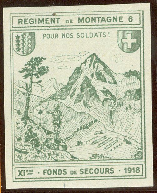 Tutti i francobolli: Régiment de Montagne 6 – Usato da Zürich venduto da yago-rot