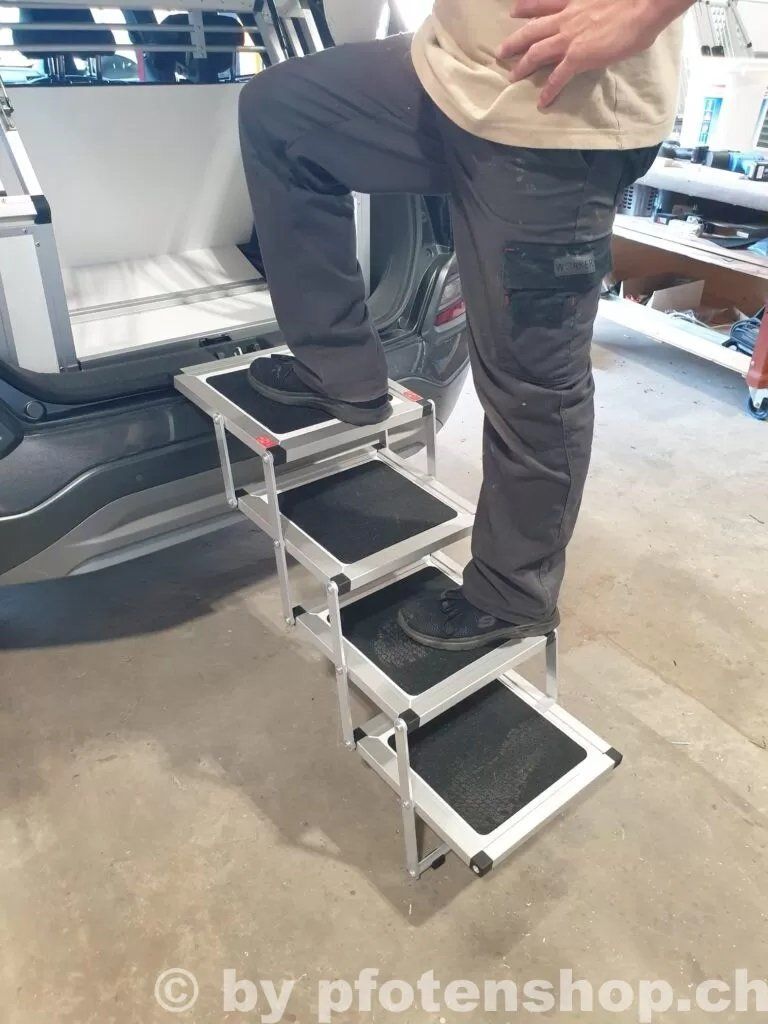 Scale: Hundetreppe 4 Tritte, Einstiegstreppe – Usato da Bischofszell venduto da 4pfoetli 4