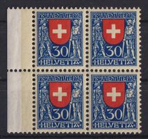 Pro Juventute 1924: Höchstwert im 4erblock **