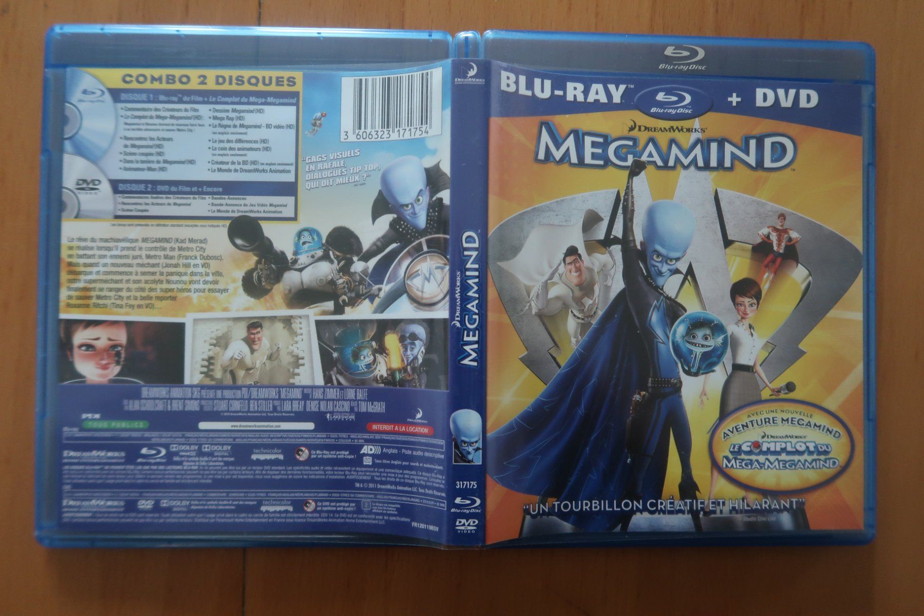 Tutti i DVDs: Blu-ray DVD        MEGAMIND Français Anglais – Usato da Porrentruy venduto da tupatup 8