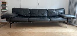 LEDERSOFA DIESIS von Antonio Citterio bei B&B schwarz