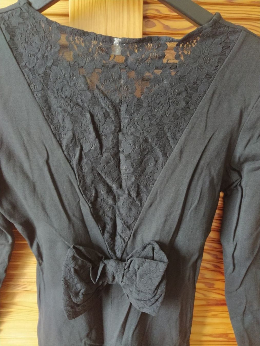 Kleider: Kleid mit Spitzenrücken, Schwarz - Grösse 40 - – Neu (gemäss Beschreibung) aus Zürich von 1980ale 2