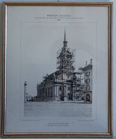 Antiker Lichtdruck 1895  Heiliggeistkirche Berner Bauten