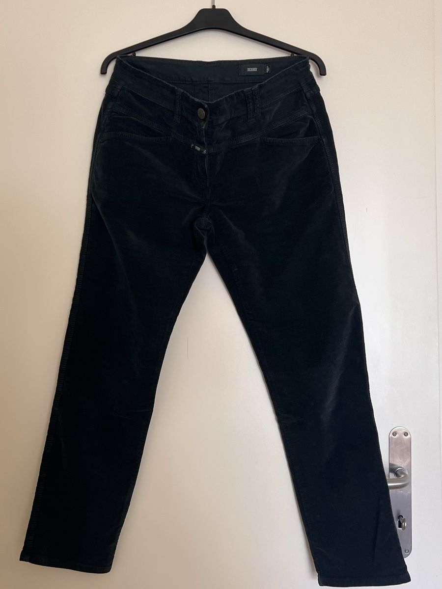 Closed Pantaloni: CLOSED Hose | Samthose | Grösse 40 (IT 46) - Grün – Usato da Zürich venduto da Ka-Scha 4