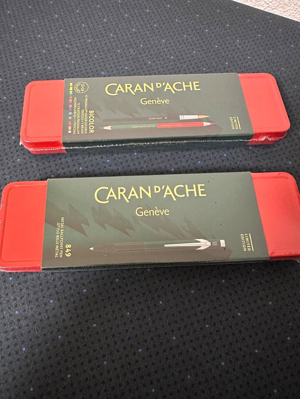 Caran D'Ache Stifte & Marker: Caran d‘Ache limited Edition Set – Neu und originalverpackt aus Solothurn von