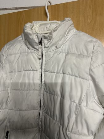 Weisse Steppjacke Gr. M