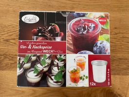 WECK Gläser 12x 160 ml für Vor- & Nachspeise