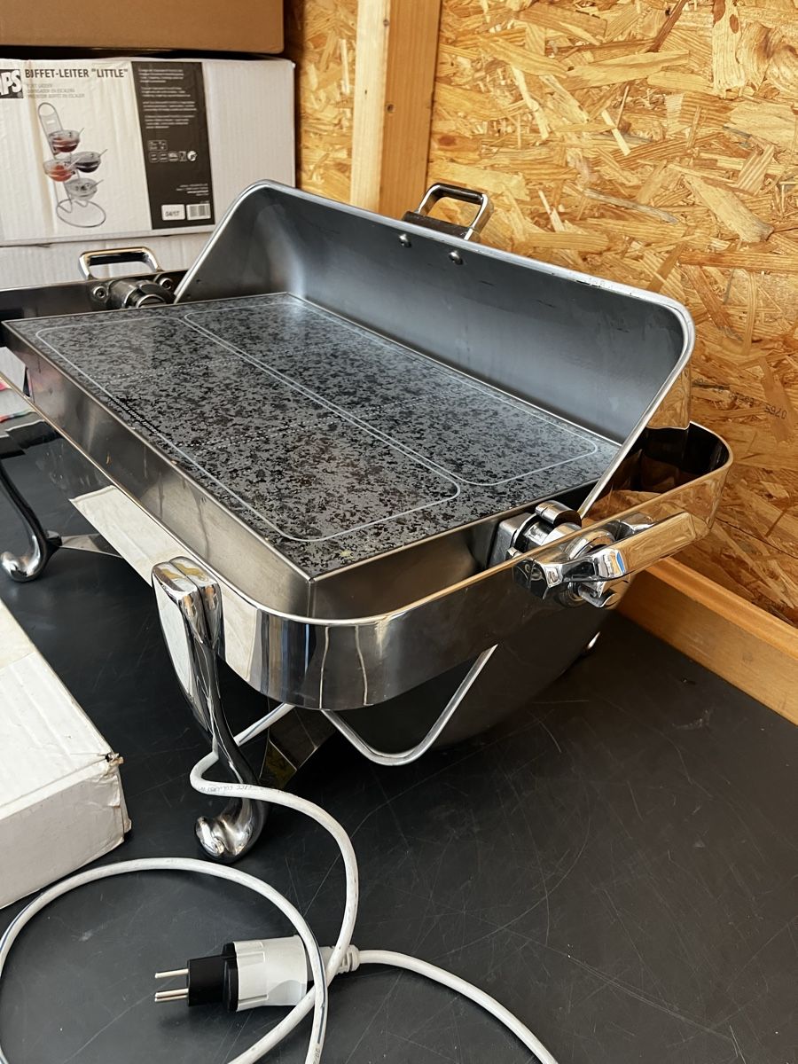Hugentobler Küchengeräte: Toller Hugentobler Induktions Chafing Dish ROBUST – Gebraucht aus Dittingen von Cervolino77 2