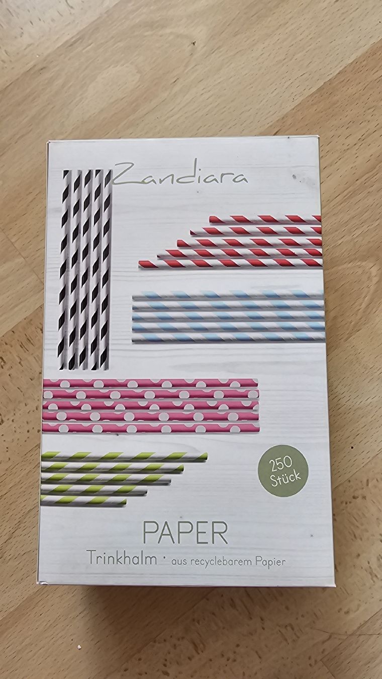 Cucine complete: Zandiara Papier Trinkhalme – Nuovo (secondo la descrizione) da Suberg venduto da nat_qvg5