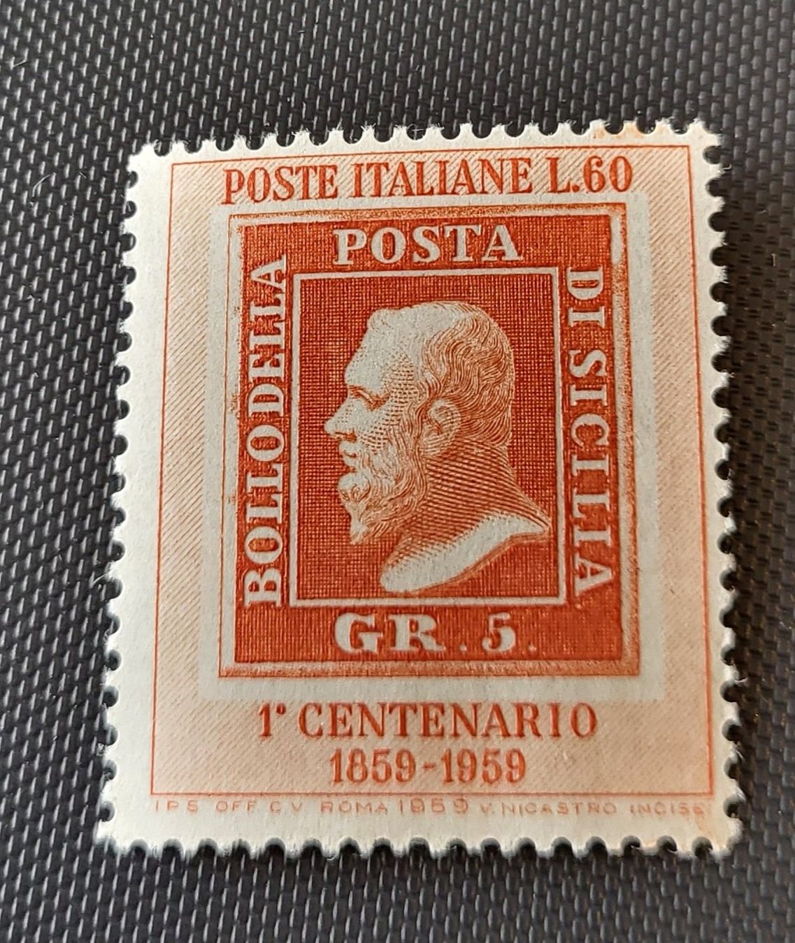 Tutti i francobolli: Italien 1959 briefmarke – Usato da St Gallen venduto da Stampsalshobby