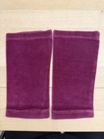 Armstulpen Bordeauxrot, Samt. 20 cm lang.