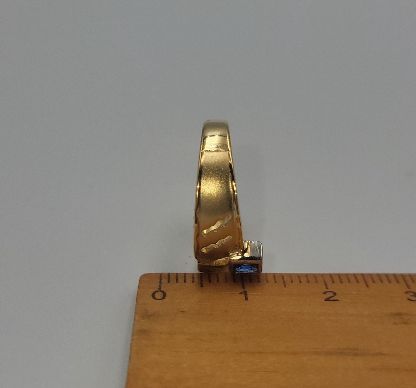 Ringe: 18 Karat 750 Gold Ring Mit Saphir – Gebraucht aus Wald ZH von Dasilver 3