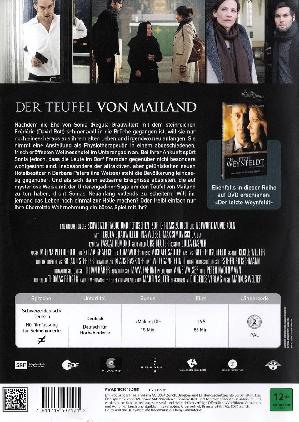 Tutti i DVDs: Der Teufel von Mailand [DVD] – Nuovo e nell'imballaggio originale da Bitsch venduto da Melando 1