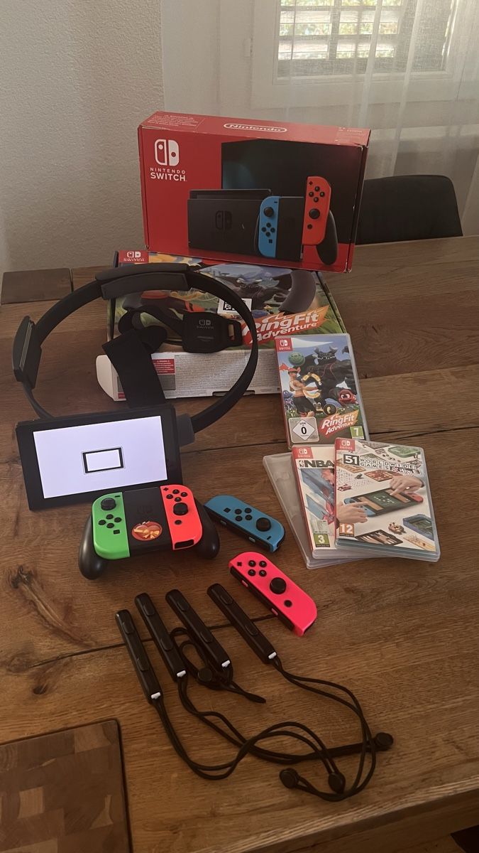 Spiele: Nintendo Switch Ring Fit Adventure Bundle Konsole Spiel – Gebraucht aus Dänikon ZH von Manduriano
