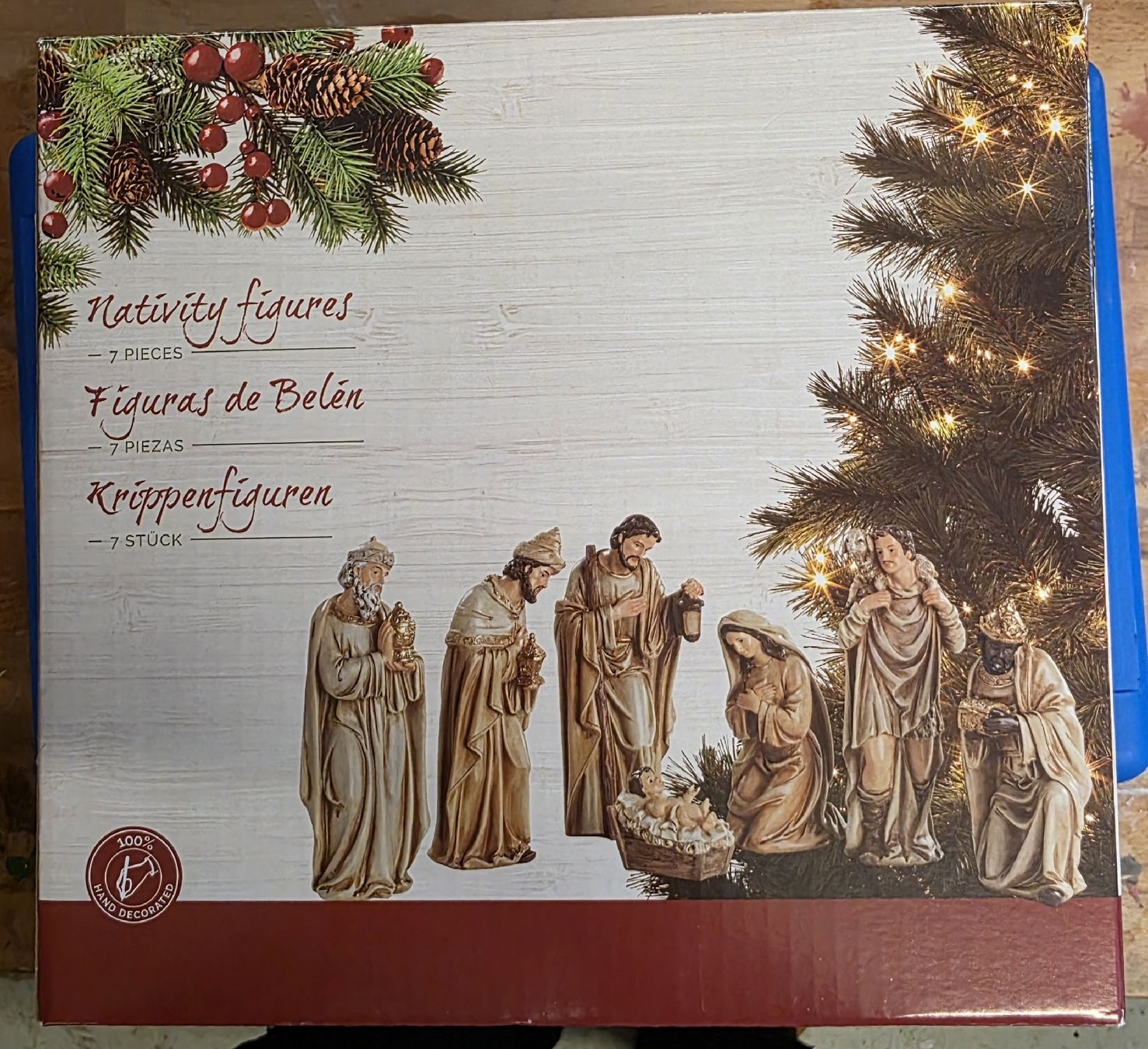 Statuette: Weihnachtskrippe, 7-teilig, Neuwertig! – Usato da Sitterdorf venduto da Losfoxos