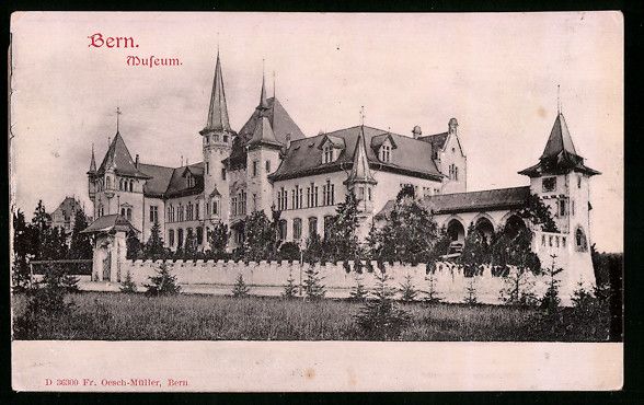 Cartoline postali: Relief-AK Bern, Ansicht vom Museum – Usato da Berlin venduto da bartko-reher