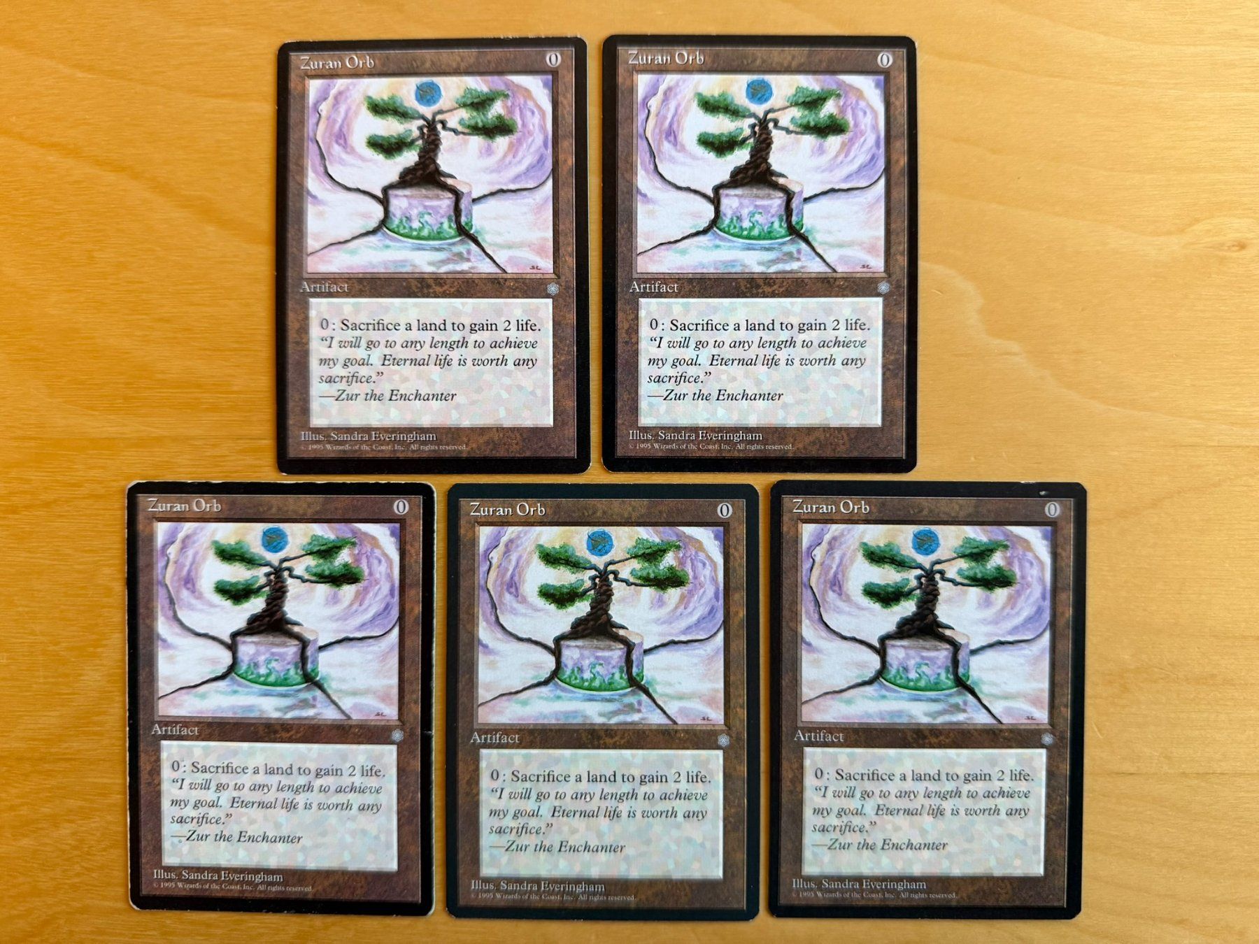 Magic The Gathering Carte collezionabili: 5x Zuran Orb // Ice Age // Eiszeit // Magic – Usato da Binz venduto da Tempelritter