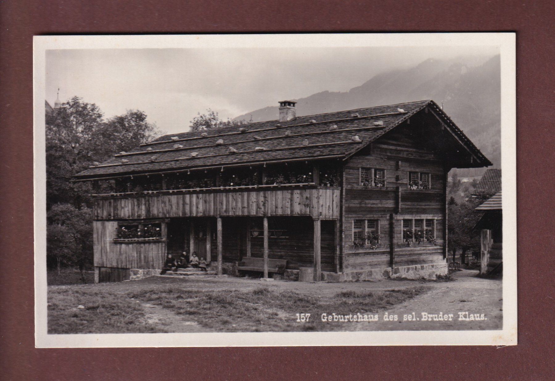 Cartoline postali: Geburtshaus BRUDER KLAUS – Usato da Pully venduto da nicecards-shop