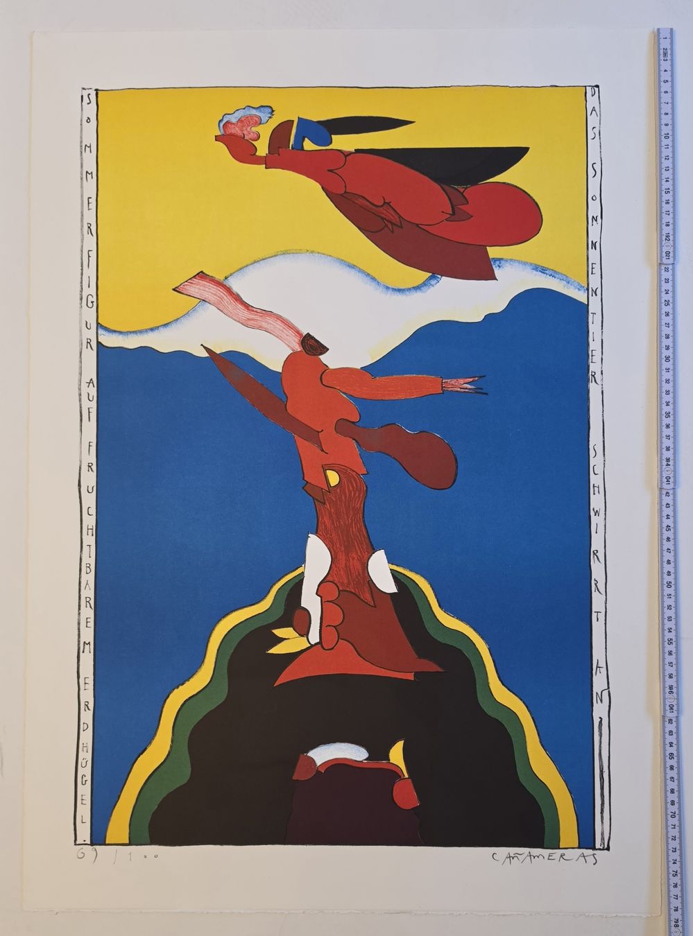 Grafica & Litografie: Canameras Orig. Farblithografie handsigniert num. – Usato da Emmenbrücke venduto da Kunstankaufverkauf9
