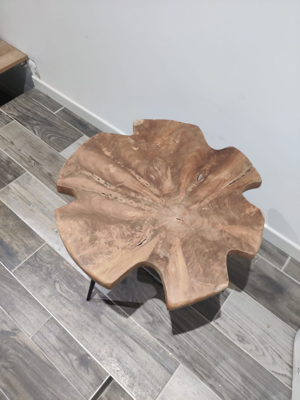 Tavoli: Table basse en bois massif - style scandinave – Nuovo e nell'imballaggio originale da Nyon venduto da onjamax 1