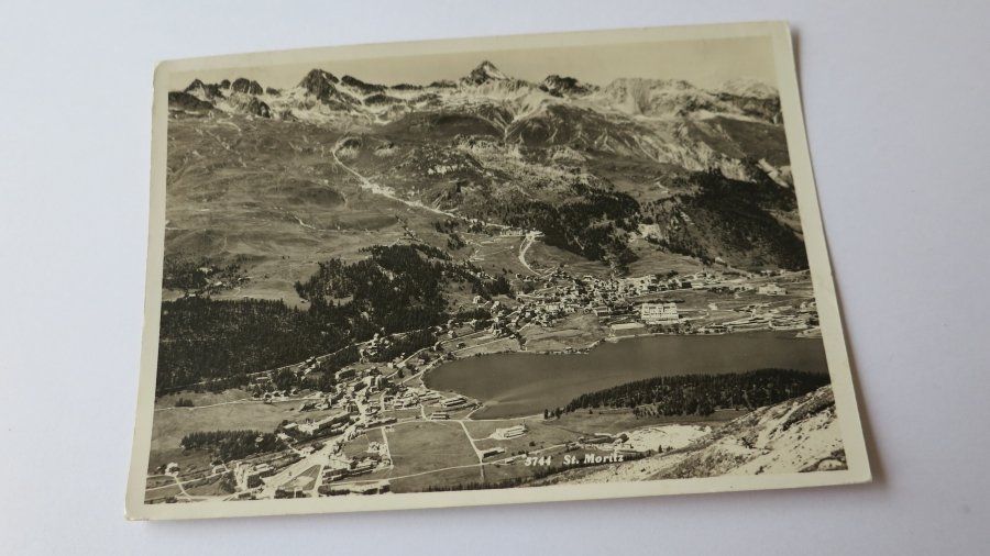Ansichtskarten: St. Moritz - 1935 – Gebraucht aus Jona von centumprata