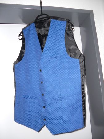 Neuw. Gilet - blau/schwarz - Gr. 46