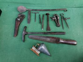Alte Werkzeug-Sammlung, Antik, Vintage, Rarität! Top