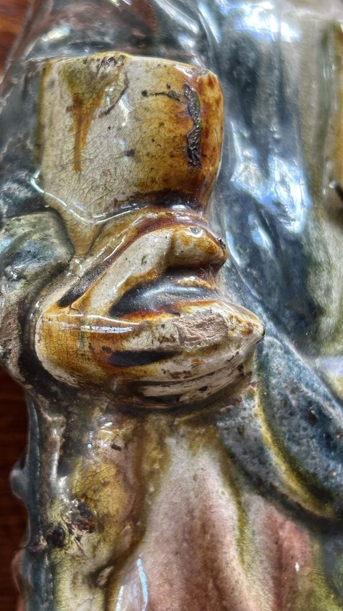 Statuette: Statuette Heilige Anna 18. Jh. Keramik – Usato da Riedholz venduto da Frettchen63 8