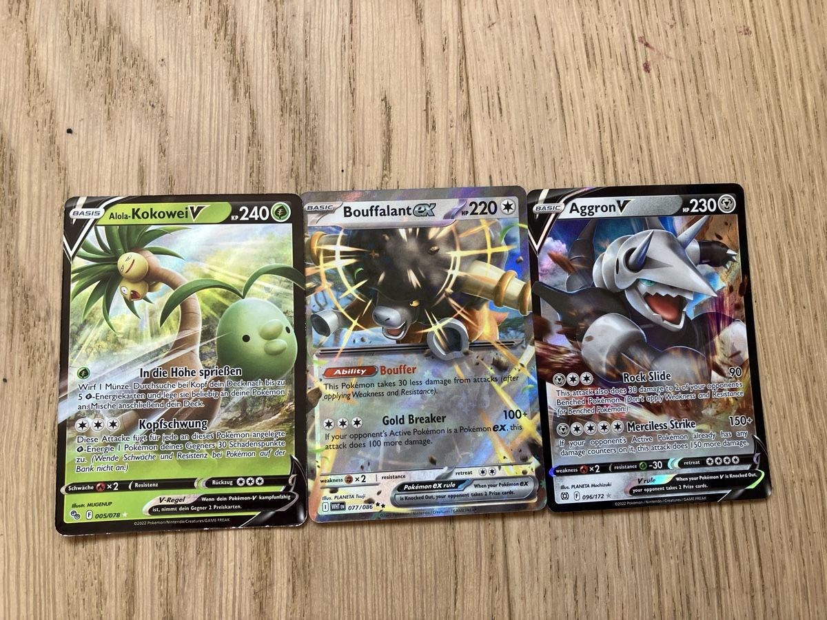 Pokémon Sammelbilder & Trading cards: Pokemon Sammelkarten Set mit V und ex  – Gebraucht aus Arnegg von Redandblue2011 2