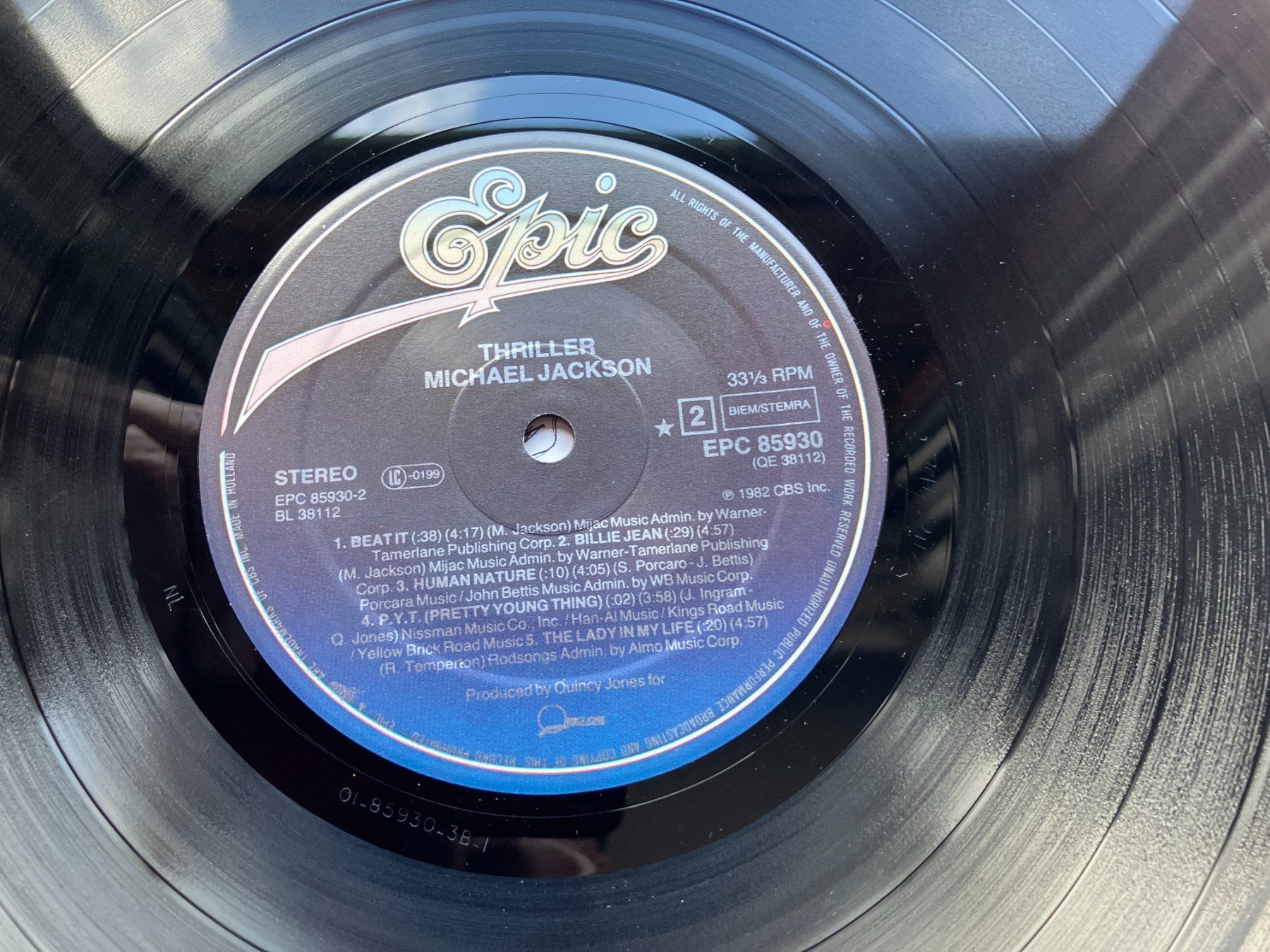 Dischi in vinile: Michael Jackson – Usato da Aarwangen venduto da Jukebox3 9