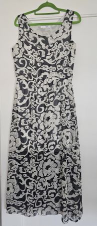 Kleid Damen Sommerkleid lang gemustert Grösse S