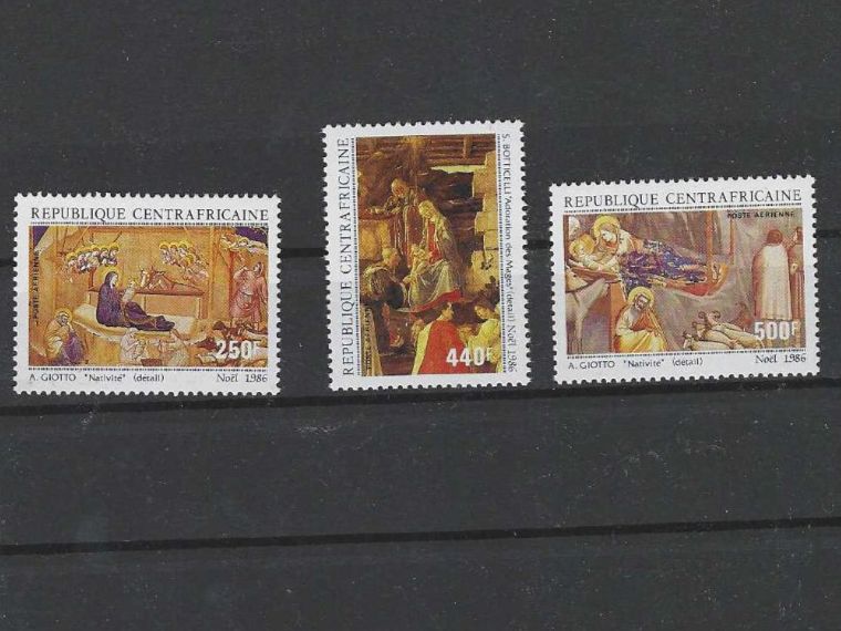 Tutti i francobolli: REP.CENTRAL AFRIKA 1986 ** GEMÄLDE – Nuovo (secondo la descrizione) da Dintikon venduto da bonita099