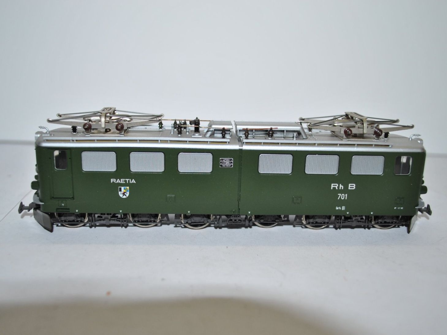 Bemo Modellini di ferrovie: Bemo Elektrolok RhB 1254/1 (PDB150) – Usato da Aarwangen venduto da Bahnsupport