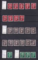 1939   LOT Oblitérés   CATALOGUE SBK