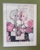 Rosina Wachtmeister Poster “Sonatina per Due” mit Rahmen