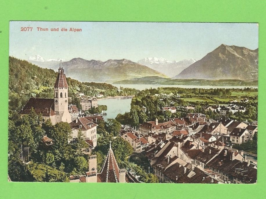Cartoline postali: Thun und die Alpen – Nuovo (secondo la descrizione) da Zürich venduto da t24_de