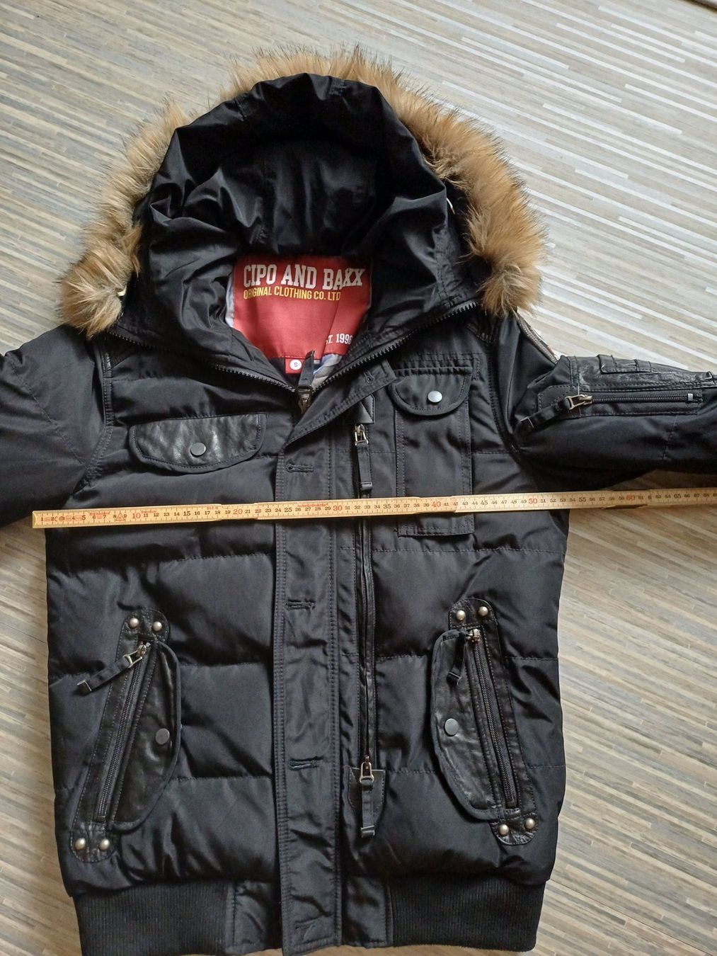 Cipo & Baxx Giacche: Winterjacke Cipo & Baxx, warm, Gr. S, schwarz – Usato da Baden venduto da mel_k86j 4