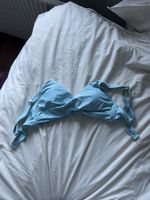 Wunderschönes Bandeau Bikini Top, hellblau, Grösse M