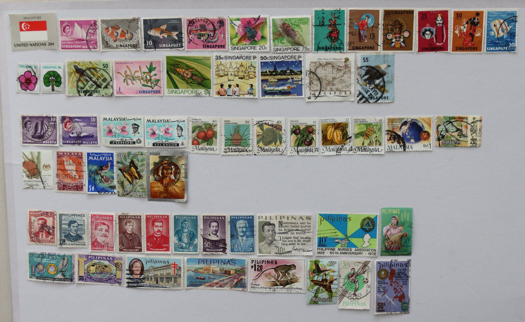 Tutti i francobolli: Briefmarken Asien (5) – Usato da Oberentfelden venduto da lakipul