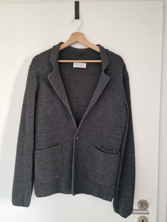 Strickjacke Herren Grau Grösse M guter Zustand
