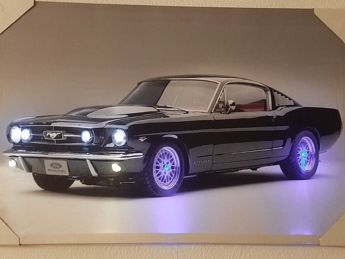 Poster & Bilder: Mustang Coupe 1967 LED Bild – Neu und originalverpackt aus Kilchberg ZH von ruedi34 2