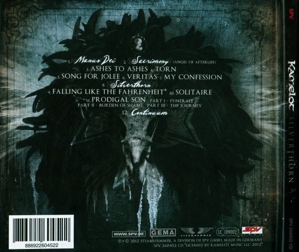 CD: Kamelot – Silverthorn – Usato da St.Gallen venduto da jalamusic 3