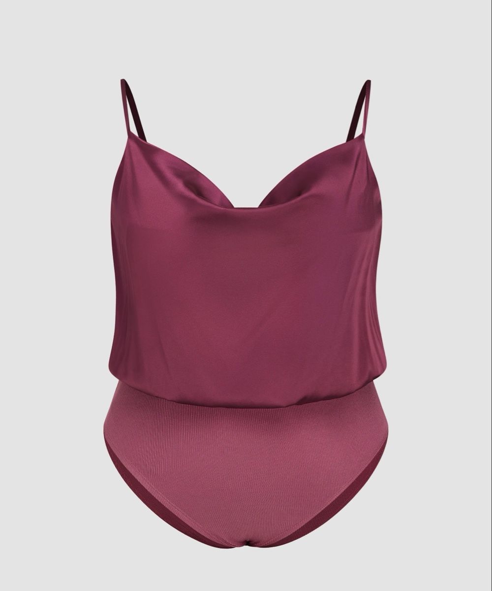 Top: Eleganter bordeauxfarbener Body. – Nuovo (secondo la descrizione) da Kreuzlingen venduto da Lore2000