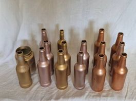 Flaschen gefärbt - Ideal für Hochzeit oder ähnliches