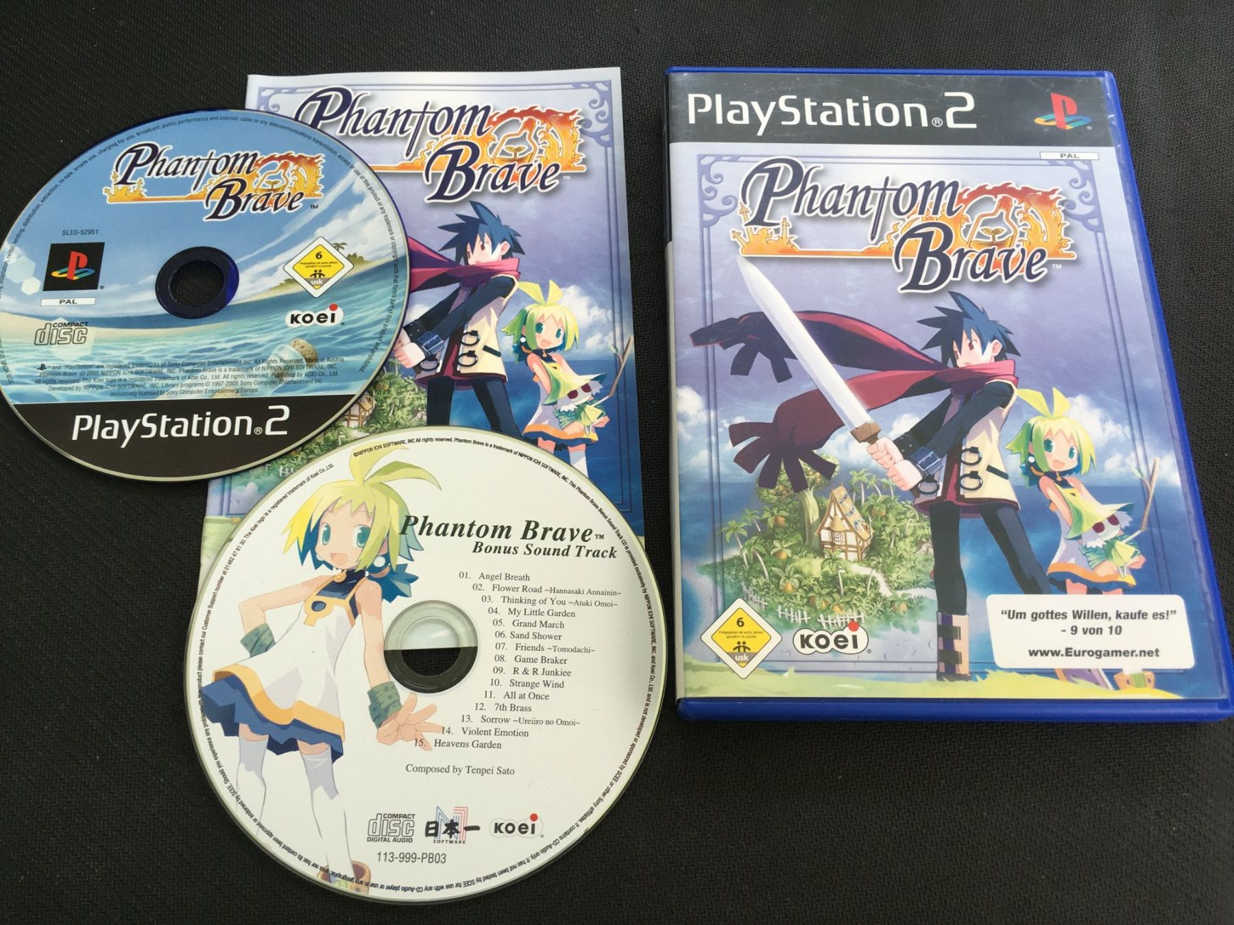 Sony Giochi: Phantom Brave + Soundtrack CD - PS2 / Playstation 2 – Usato da St.Gallen venduto da Punktchen01